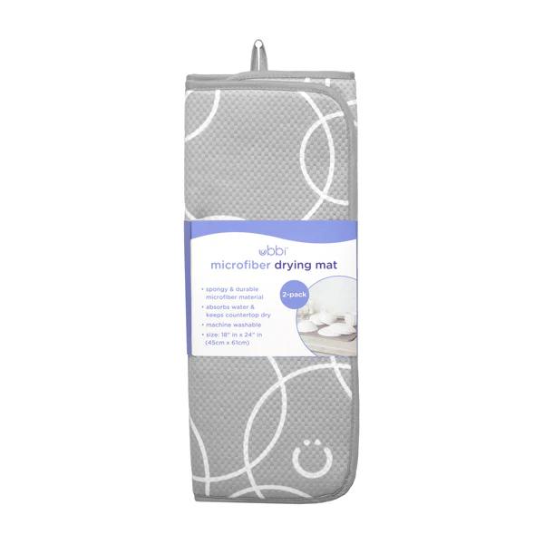 Tapete de secado de platos de microfibra