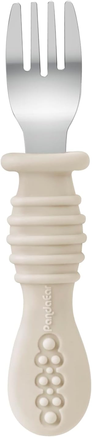 Tenedor y cuchara para niños pequeños