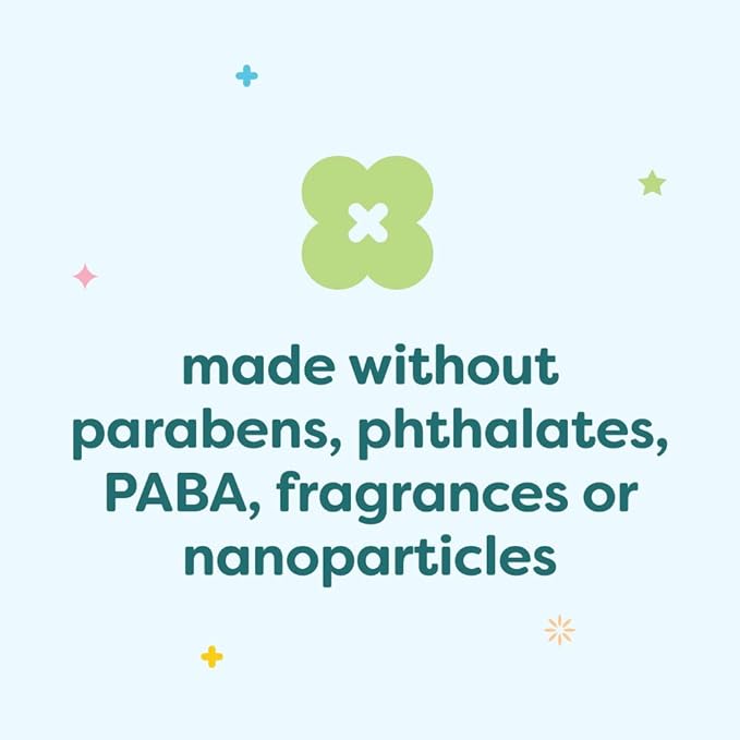 Protector solar mineral SPF 50- mezcla transparente, protección UVA UVB - Resistente al agua - 3 OZ