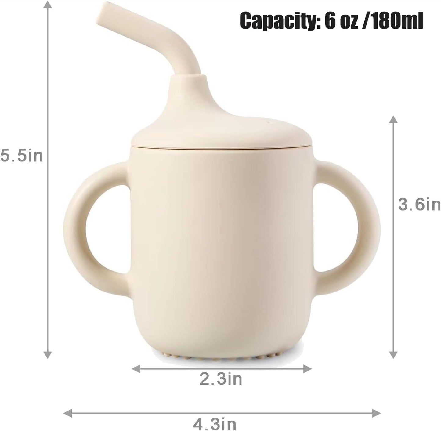 Vaso de entrenamiento de silicón 100%