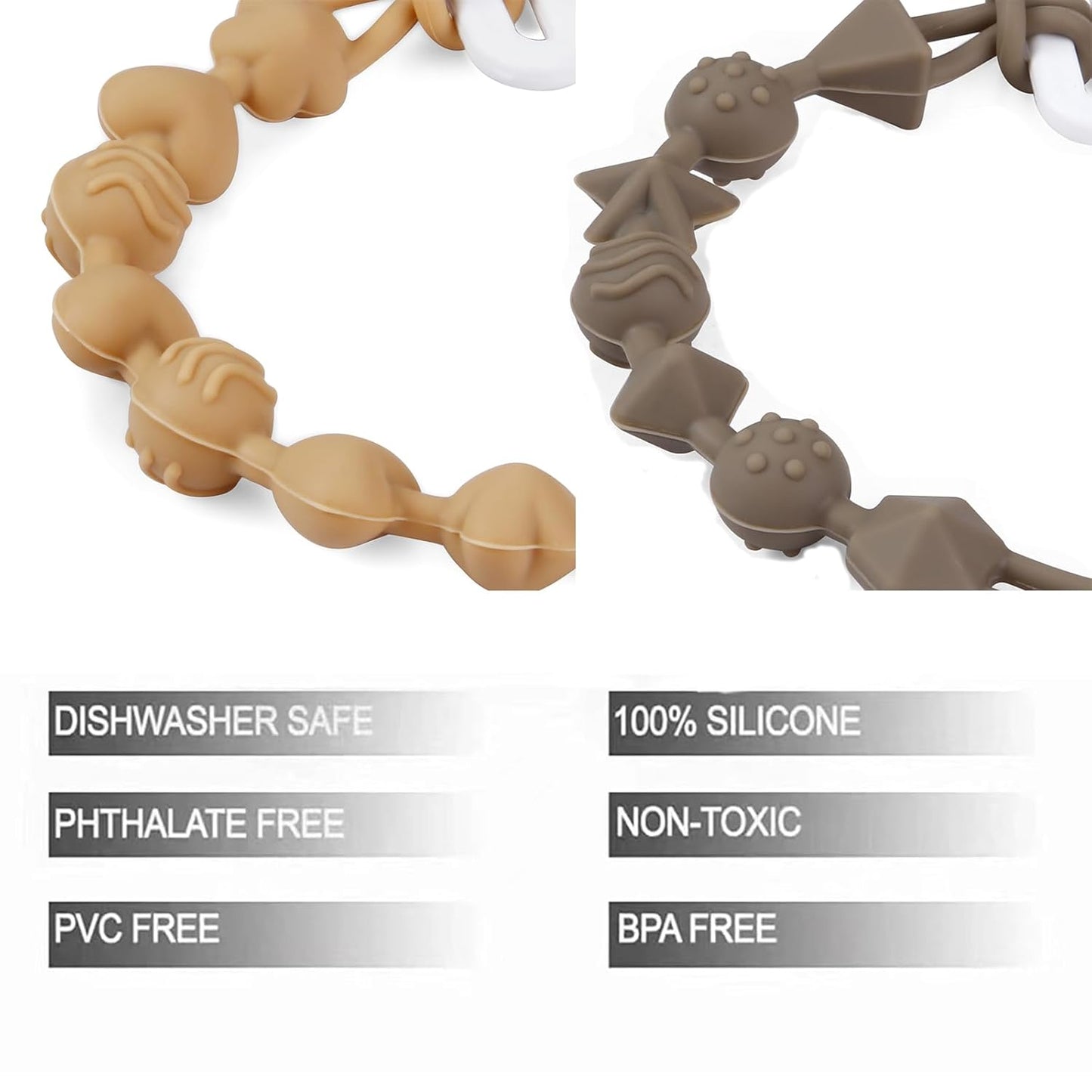 Clip de silicona para chupete