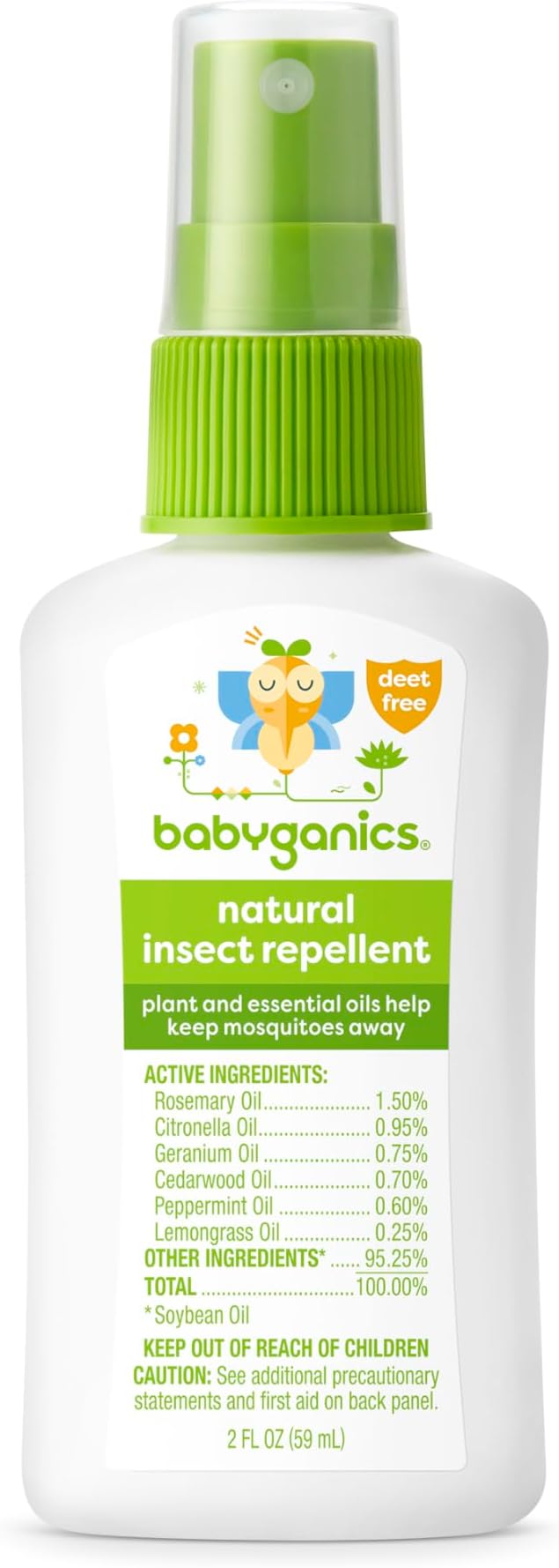 Repelente natural de insectos 6 OZ.