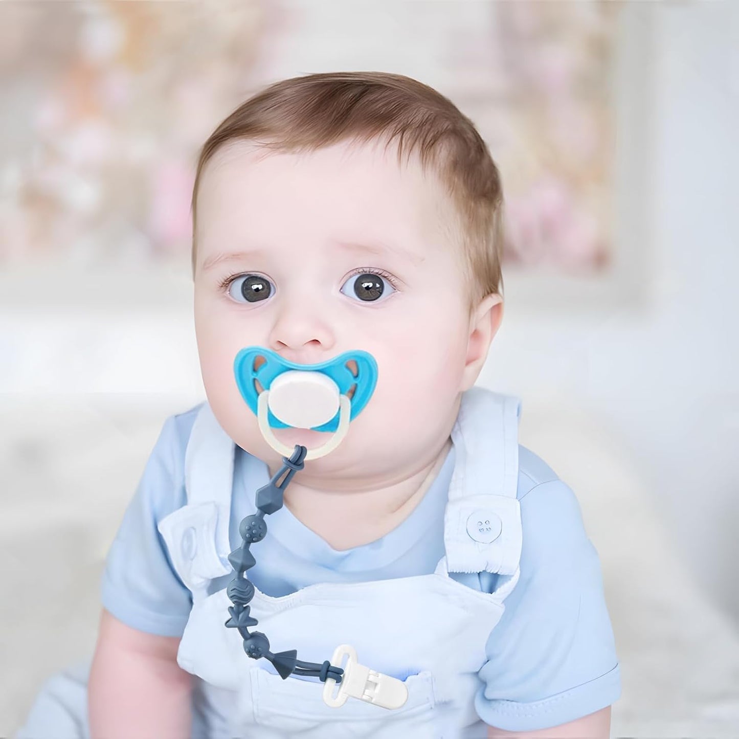 Clip de silicona para chupete