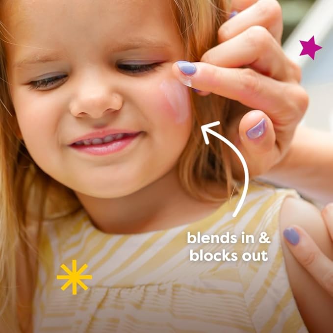 Protector solar mineral SPF 50- mezcla transparente, protección UVA UVB - Resistente al agua - 3 OZ