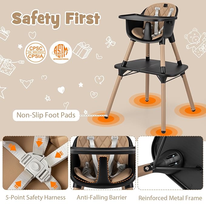 Silla Alta 5-1 Baby Joy