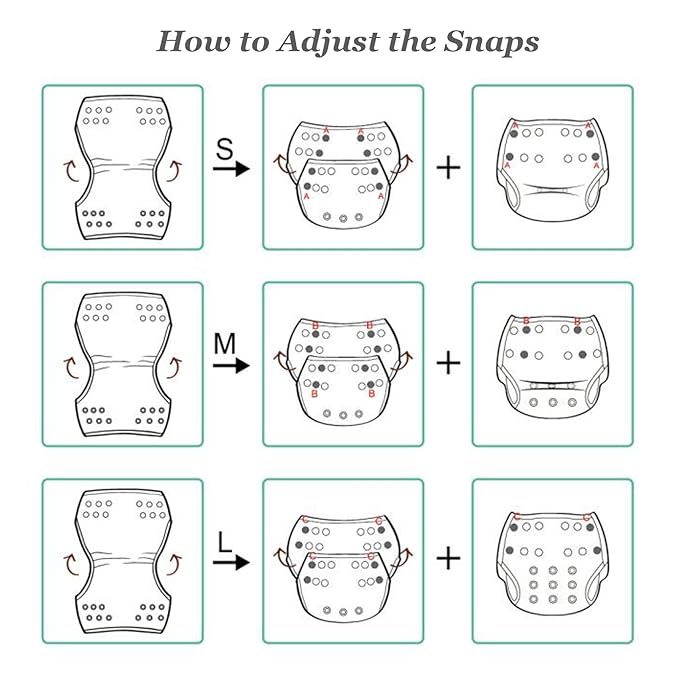 Pañales de natación neutros - ropa interior reutilizable ajustable