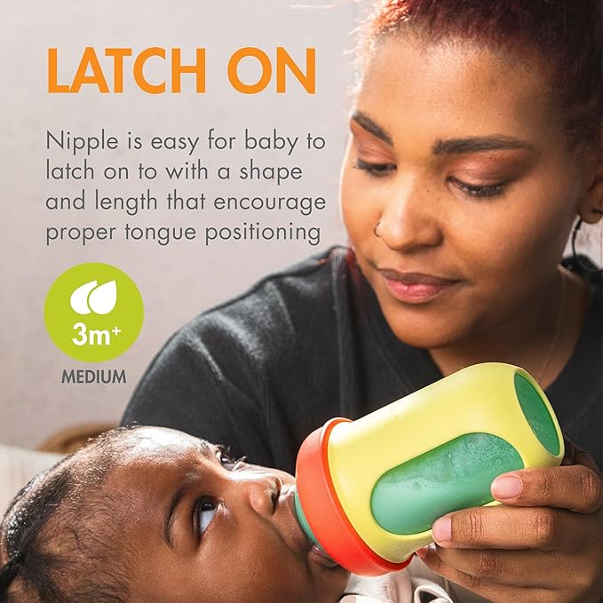 Boon Nursh- Botella de silicona reutilizable 8oz.