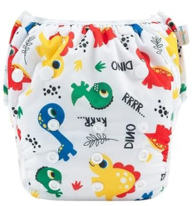 Pañales de natación neutros - ropa interior reutilizable ajustable