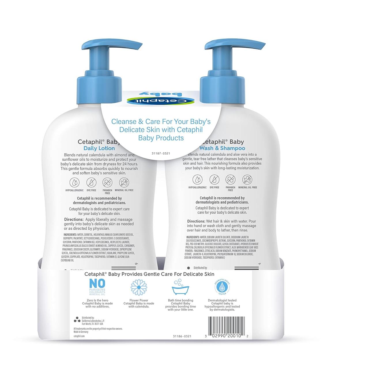 Cetaphil Wash & Shampoo & Crema loción