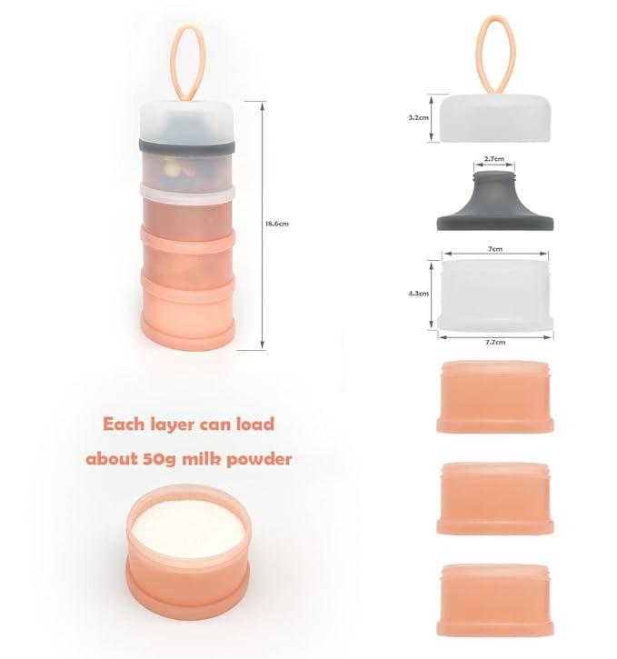 Dispensador de fórmula o comida Rosado