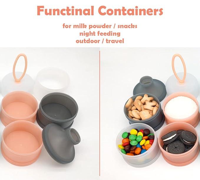 Dispensador de fórmula o comida Rosado