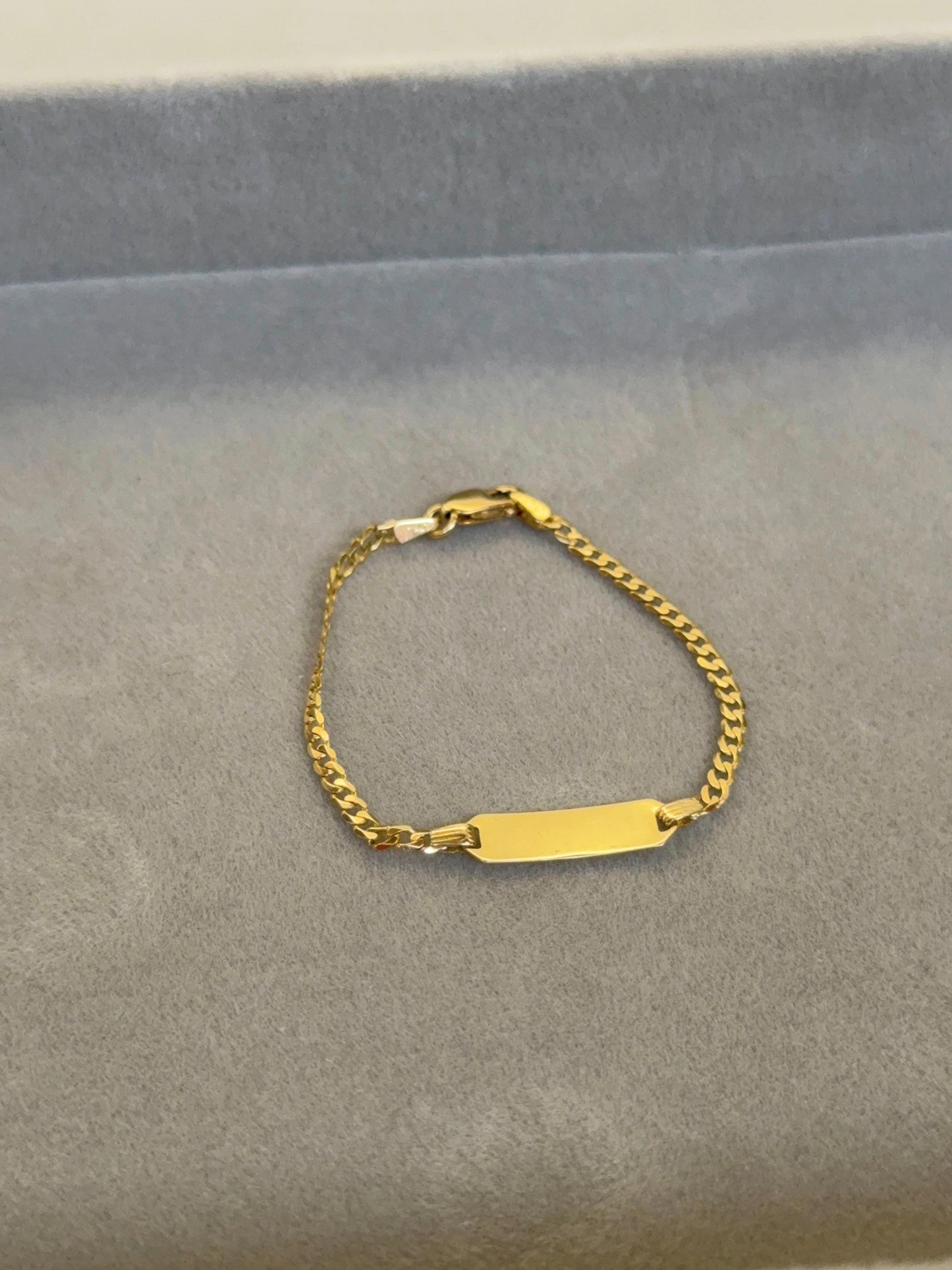 Esclava de Oro con plancha 10K