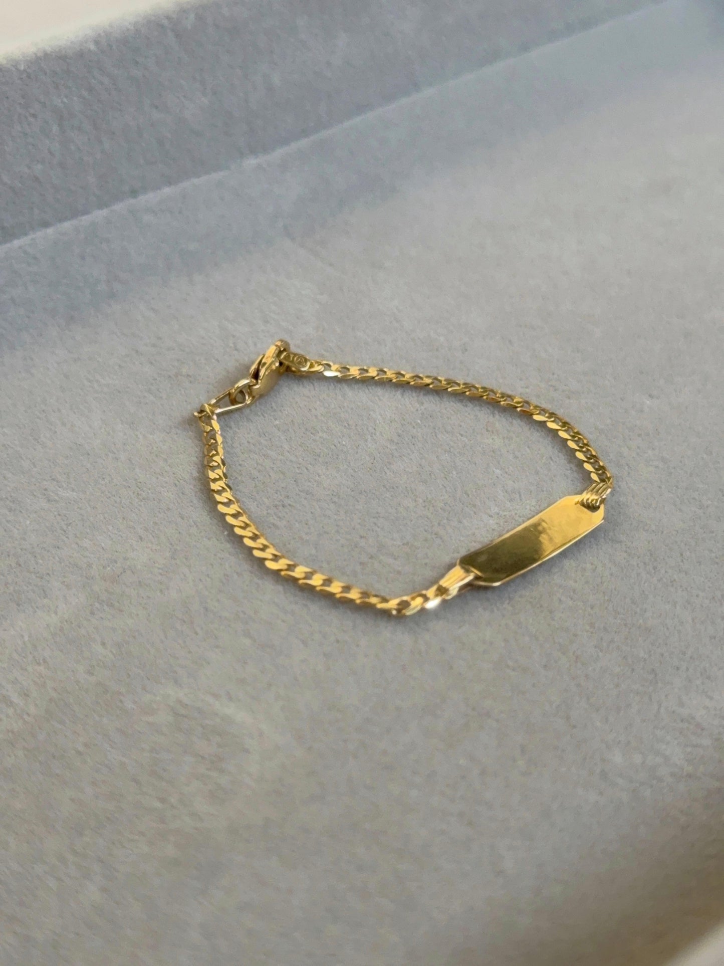 Esclava de Oro con plancha 10K