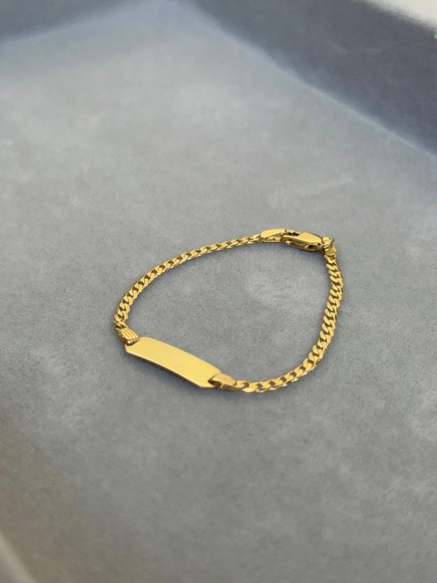 Esclava de Oro con plancha 10K