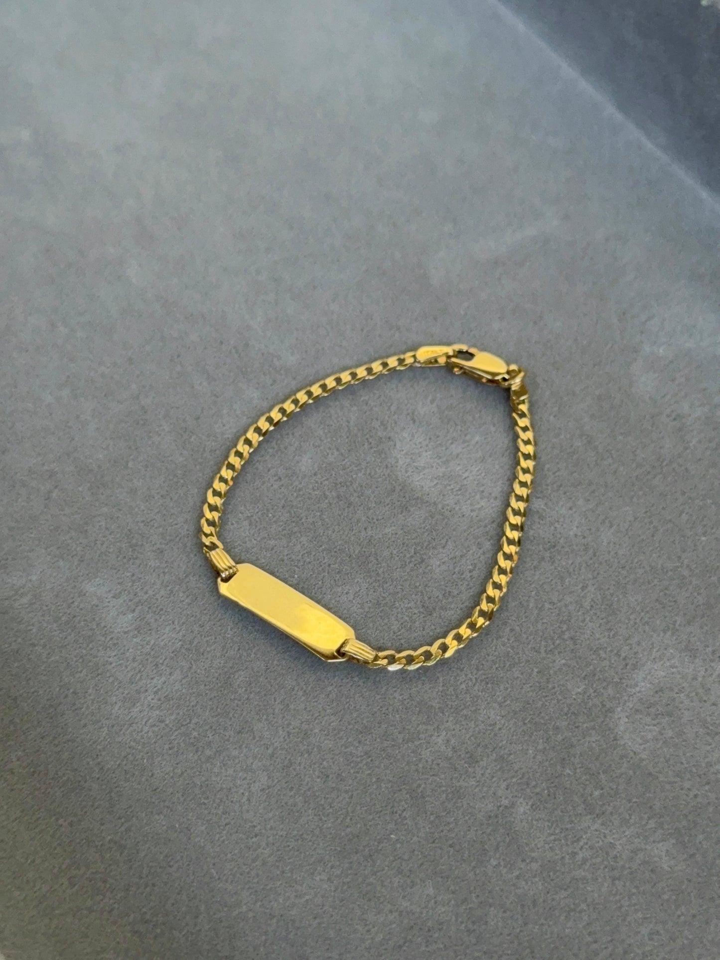 Esclava de Oro con plancha 10K