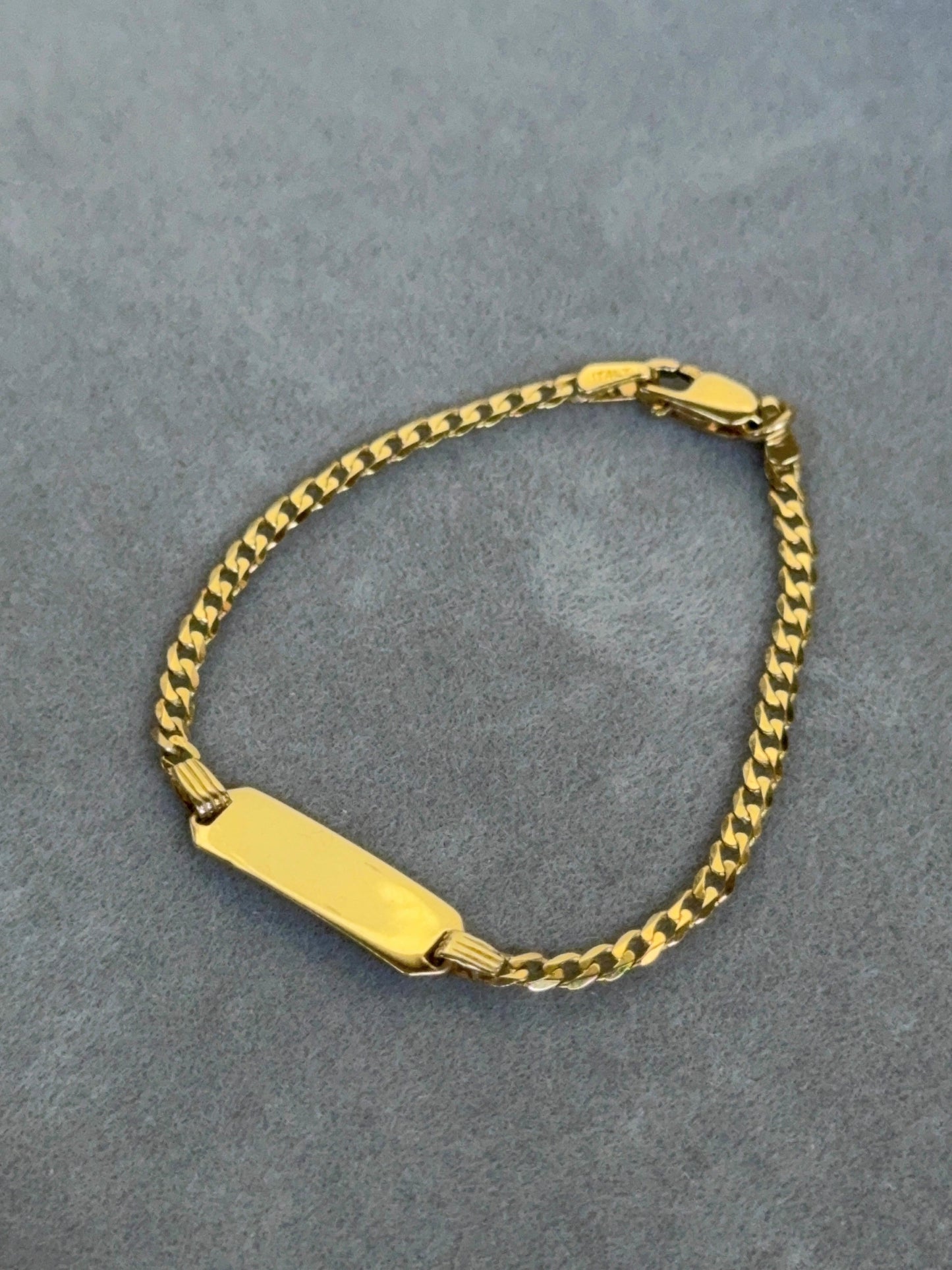 Esclava de Oro con plancha 10K