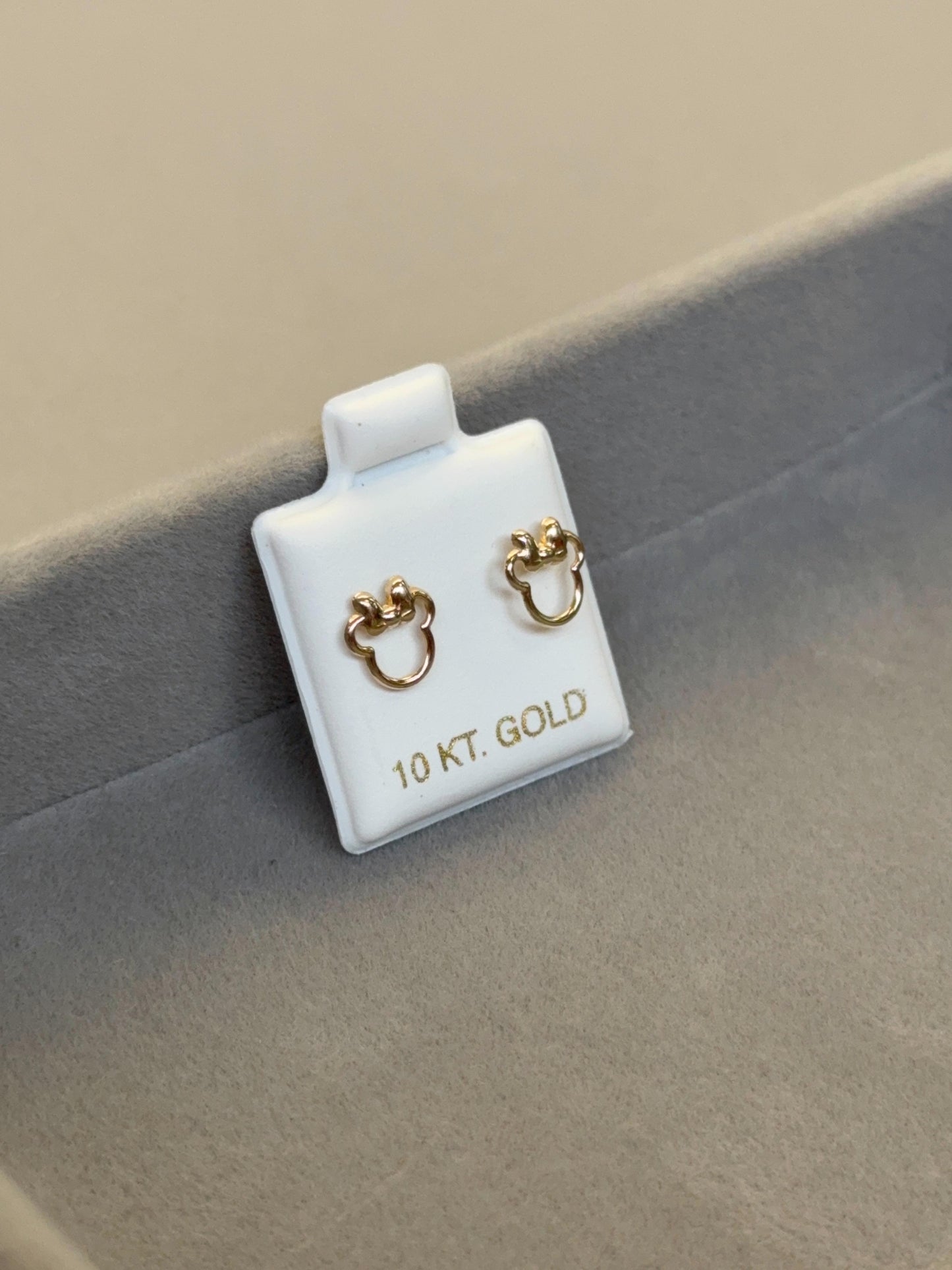 Aritos Minnie Oro 10K